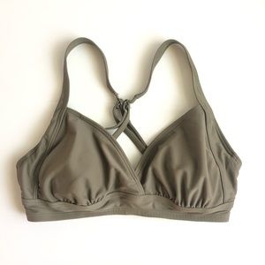 Olive athleta bikini top